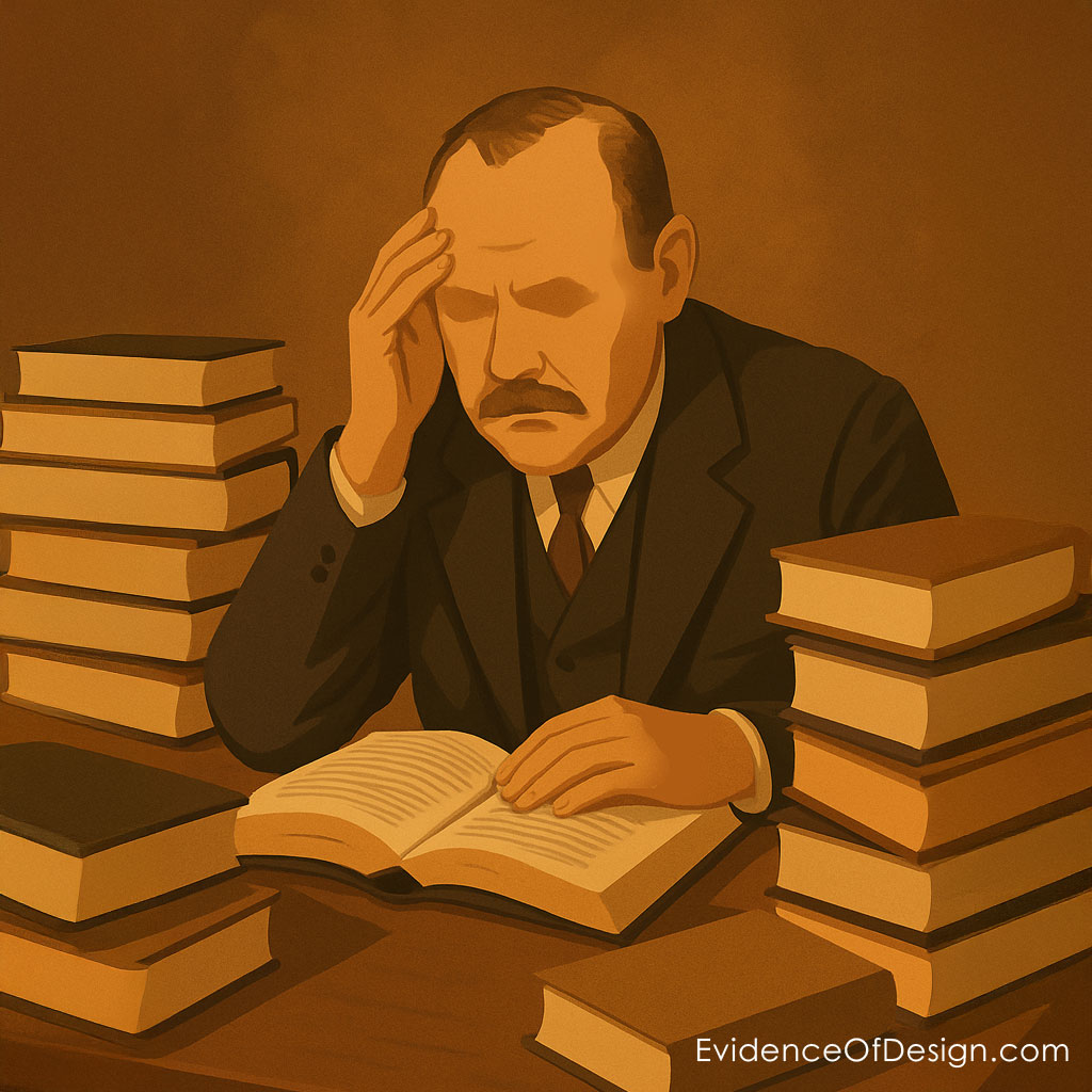 Illustration portrait of Robert Dick Wilson, renowned Bible and language scholar, known for his extensive study affirming the historical reliability of the Old Testament